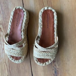 Clergerie Raffia Sandals